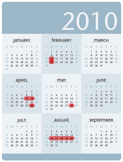 ECAI2010 Calendar